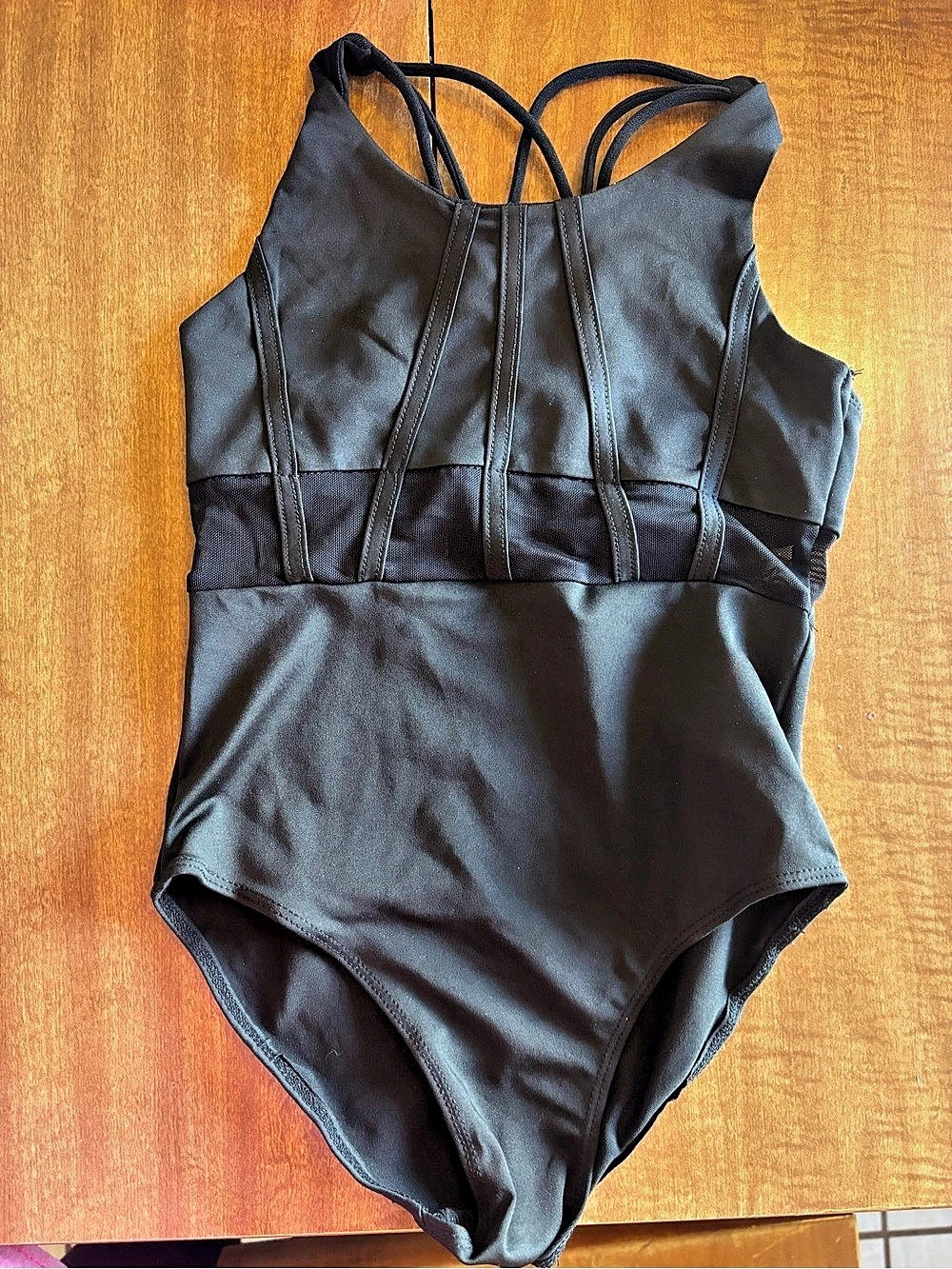 Mesh Strappy Back Leotard